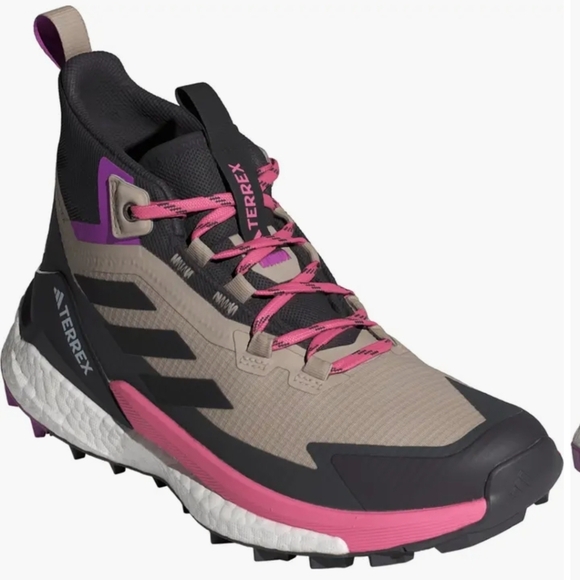 Terrex Free Hiker 2.0 Mid Women Size 10 Gore-Tex Waterproof Hiking Shoe 102025 - Picture 2 of 10